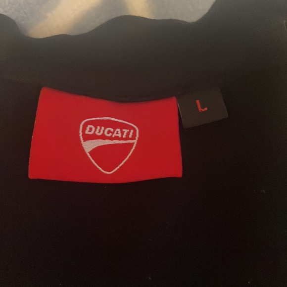 Ladies Ducati stretch back T shirt in a size L - Picture 3 of 6